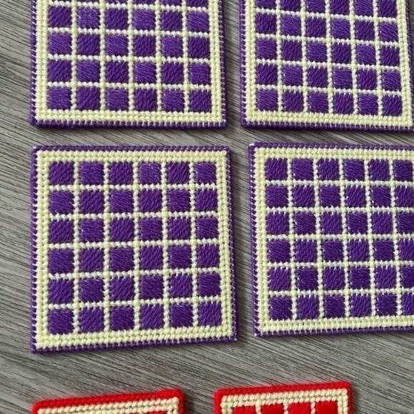 Vintage retro 1970’s handmade coasters. Excellent condition. - Picture 3 of 5